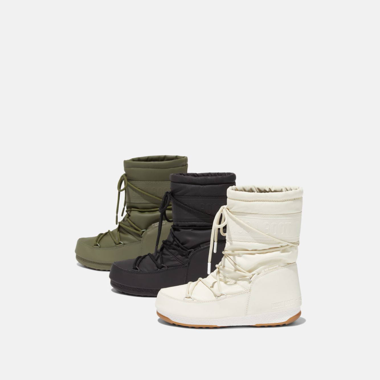 Moon Boot® Protecht Mid Vinterstøvler Dame Svart NO-950736